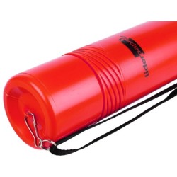 Portaplanos plastico liderpapel diametro 6 cm extensible hasta 80 rojo