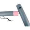 Portaplanos plastico liderpapel diametro 6 cm extensible hasta 80 gris