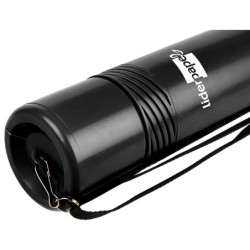 Portaplanos plastico liderpapel diametro 6 cm extensible hasta 80 negro