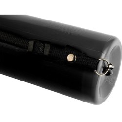 Portaplanos plastico liderpapel diametro 6 cm extensible hasta 80 negro
