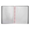 Carpeta liderpapel din a4 con 20 fundas intercambiables color negro