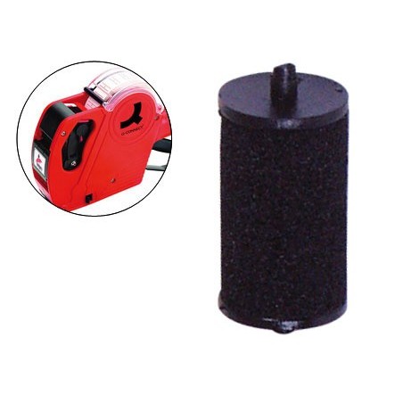 Rodillo entintador q-connect 20 mm tinta color negro para etiquetadora q-connect kf00712