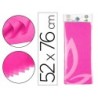 Papel seda liderpapel 52x76cm 18g/m2 bolsa de 5 hojas rosa fuerte