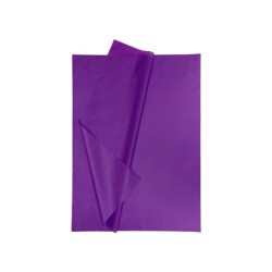 Papel seda liderpapel 52x76cm 18g/m2 bolsa de 5 hojas violeta