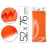 Papel seda liderpapel 52x76cm 18g/m2 bolsa de 5 hojas naranja