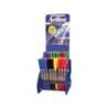 Rotulador artline marcador permanente ek-041t doble punta 0,4 y 1 mm expositor de 72 unidades colores surtidos