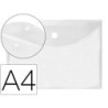 Carpeta liderpapel dossier a4 cierre de velcro transparente