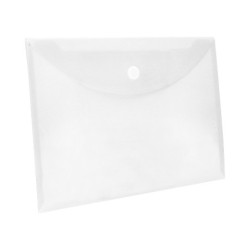 Carpeta liderpapel dossier a4 cierre de velcro transparente