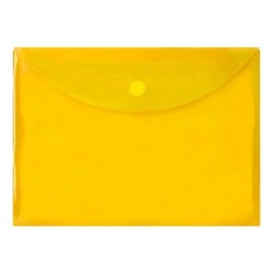 Carpeta liderpapel dossier a4 cierre de velcro amarilla