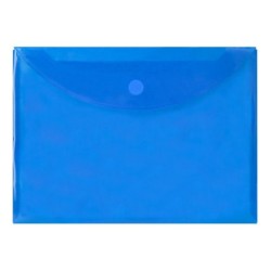Carpeta liderpapel dossier a4 cierre de velcro azul