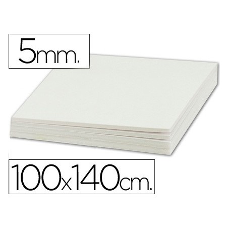 Carton pluma liderpapel blanco doble cara 100x140cm espesor 5mm
