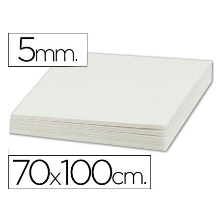 Carton pluma liderpapel blanco doble cara 70x100cm espesor 5mm