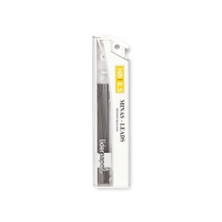 Minas liderpapel grafito 0,5 mm hb tubo de 12 minas longitud 60 mm