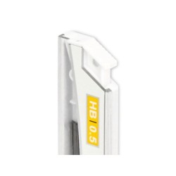 Minas liderpapel grafito 0,5 mm hb tubo de 12 minas longitud 60 mm