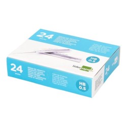Minas liderpapel grafito 0,5 mm hb tubo de 12 minas longitud 60 mm