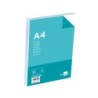 Papel liderpapel a4 8og/m2 liso paquete de 100 hojas  10 hojas gratis