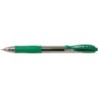 Boligrafo pilot g-2 verde tinta gel retractil sujecion de caucho