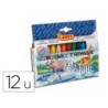 Lapices cera jovicolor triangular triwax 12 unidades colores surtidos