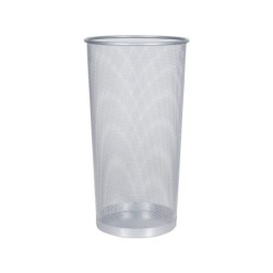 Paraguero metalico q-connect kf00828 rejilla plata 26,5 diametro x 50 cm