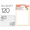 Etiquetas liderpapel sobre de 10 h.  2 h. obsequio 19x40 mm -10 unidades por hoja