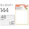 Etiquetas liderpapel sobre de 10 h.  2 h. obsequio 14x48 mm -10 unidades por hoja