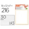 Etiquetas liderpapel sobre de 10 h.  2 h. obsequio 12x30 mm -18 unidades por hoja
