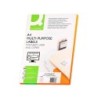 Etiqueta adhesiva q-connect kf00228 -tamaño din a4 -para ink-jet -transparente -caja con 25 hojas din-a4