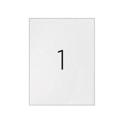 Etiqueta adhesiva q-connect kf00228 -tamaño din a4 -para ink-jet -transparente -caja con 25 hojas din-a4
