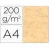 Cartulina marmoleada din a4 200 gr ocre paquete de 100 hojas