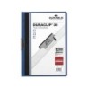 Carpeta duraclip dossier pinza lateral azul oscuro capacidad 30 hojas