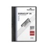 Carpeta duraclip dossier pinza lateral negro capacidad 30 hojas