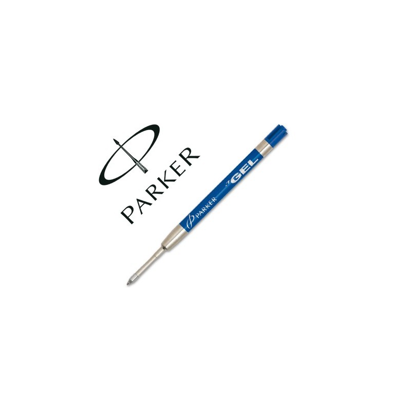 Recambio boligrafo gel parker azul