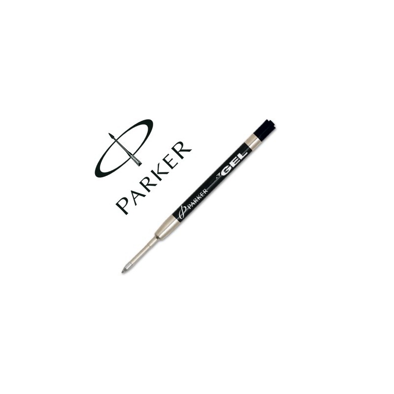 Recambio boligrafo gel parker negro
