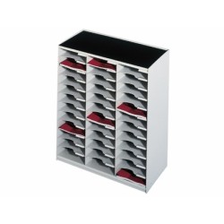 Modulo paperflow monobloques 36 casillas gris