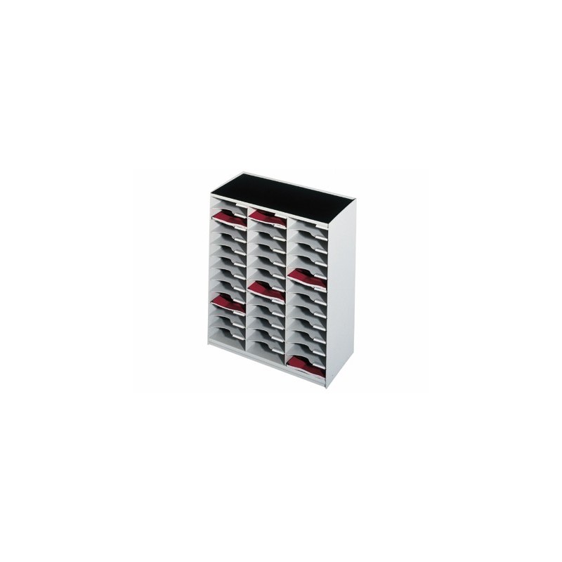 Modulo paperflow monobloques 36 casillas gris