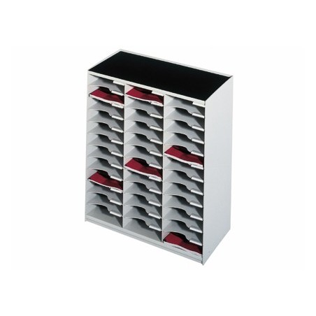 Modulo paperflow monobloques 36 casillas gris