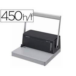Encuadernadora para espiral fellowes esp-100 5:1 perfora 20 hojas tamaño a4 encuaderna 450h incluye alicates de corte