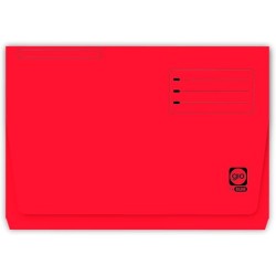 Subcarpeta cartulina gio folio pocket rojo con bolsa y solapa