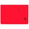 Subcarpeta cartulina gio folio pocket rojo con bolsa y solapa