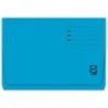 Subcarpeta cartulina gio folio pocket azul con bolsa y solapa320g/m2