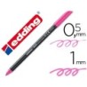 Rotulador edding punta fibra 1200 rosa neon n.69 punta de fibra 0,5 mm