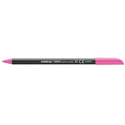 Rotulador edding punta fibra 1200 rosa neon n.69 punta de fibra 0,5 mm