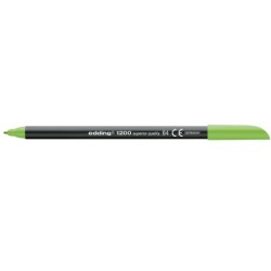 Rotulador edding punta fibra 1200 verde neon n.64 punta de fibra 0,5 mm