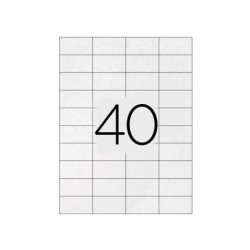 Etiqueta adhesiva q-connect kf00574 -tamaño 52,5x29,7 mm -fotocopiadora -laser -ink-jet-caja con 100 hojas din a4