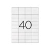 Etiqueta adhesiva q-connect kf00574 -tamaño 52,5x29,7 mm -fotocopiadora -laser -ink-jet-caja con 100 hojas din a4