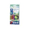 Lapices de colores staedtler noris colour slim triangular caja de 12 colores surtidos