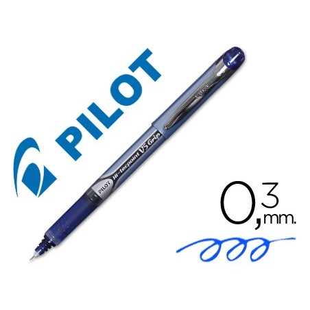 Rotulador pilot punta aguja v-5 grip azul 0.5 mm
