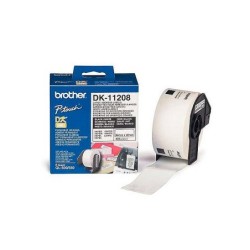 Etiqueta adhesiva brother dk11208 -tamaño 38x90 mm para impresoras de etiquetas ql -400 etiquetas-