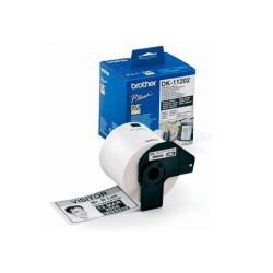 Etiqueta adhesiva brother dk11202 -tamaño 62x100 mm para impresoras de etiquetas ql -300 etiquetas-