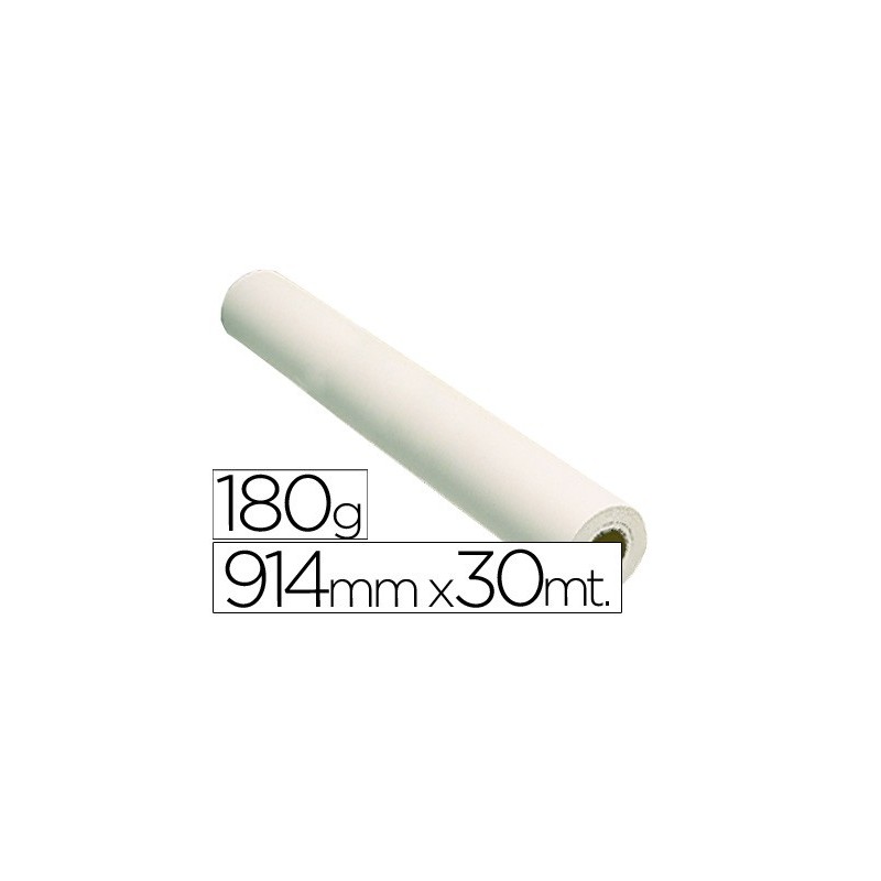 Papel reprografia glossy 180 gr para plotter papel fotografico brillo 914x30 mt 2880 dpi